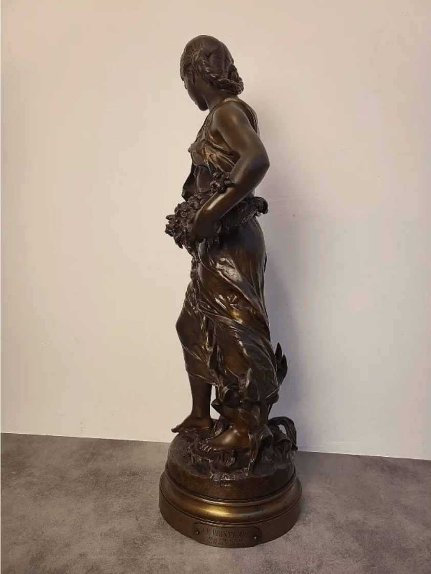 Statue en Bronze Tournant "Le Printemps" – Hippolyte Moreau - Ethic Atelier