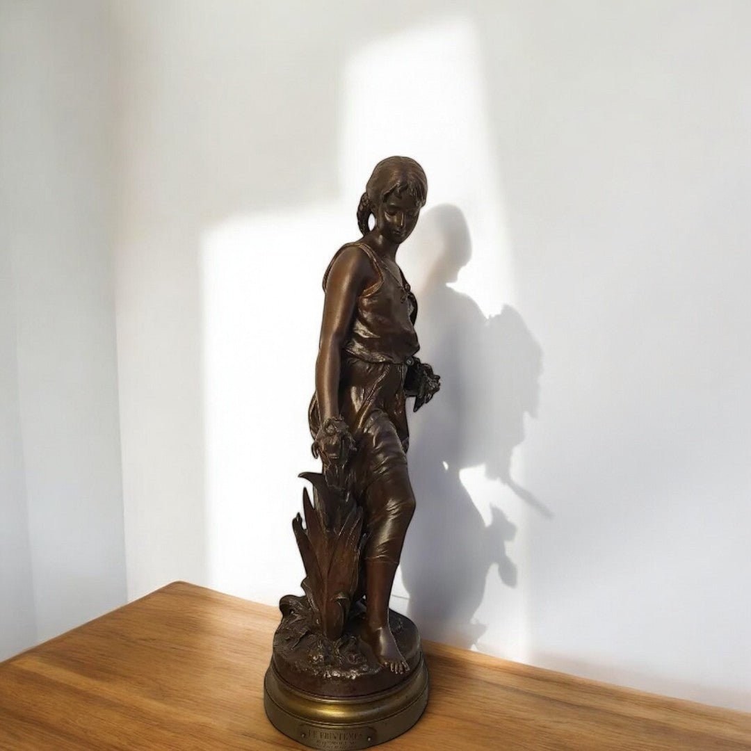 Statue en Bronze Tournant "Le Printemps" – Hippolyte Moreau - Ethic Atelier