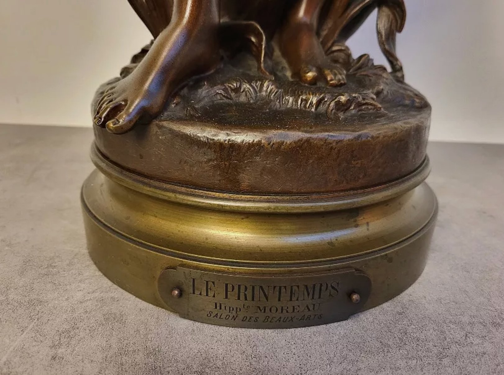 Statue en Bronze Tournant "Le Printemps" – Hippolyte Moreau - Ethic Atelier