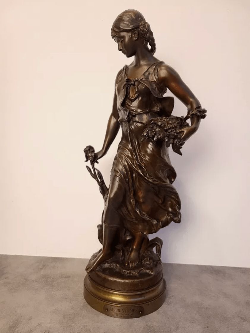 Statue en Bronze Tournant "Le Printemps" – Hippolyte Moreau - Ethic Atelier