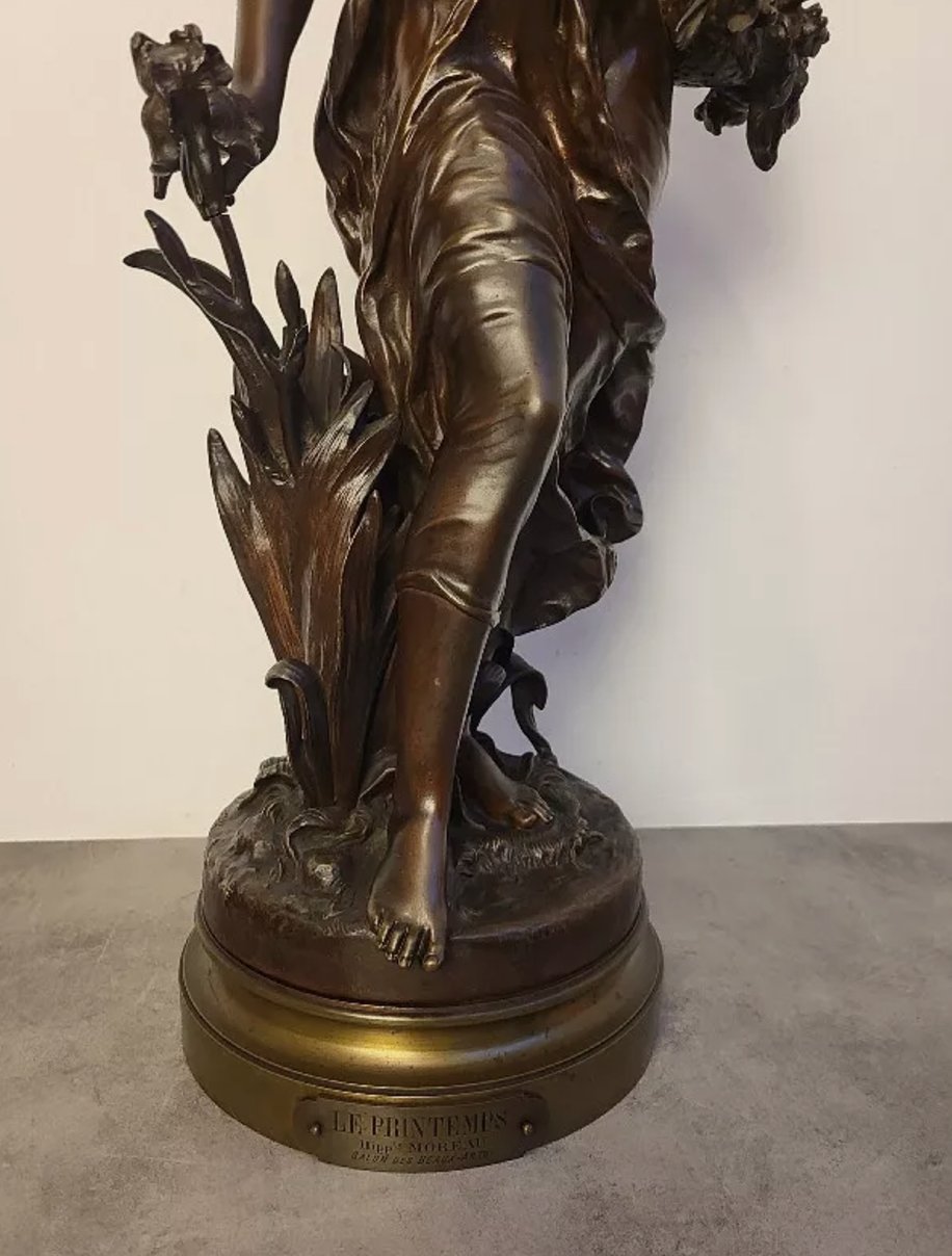 Statue en Bronze Tournant "Le Printemps" – Hippolyte Moreau - Ethic Atelier