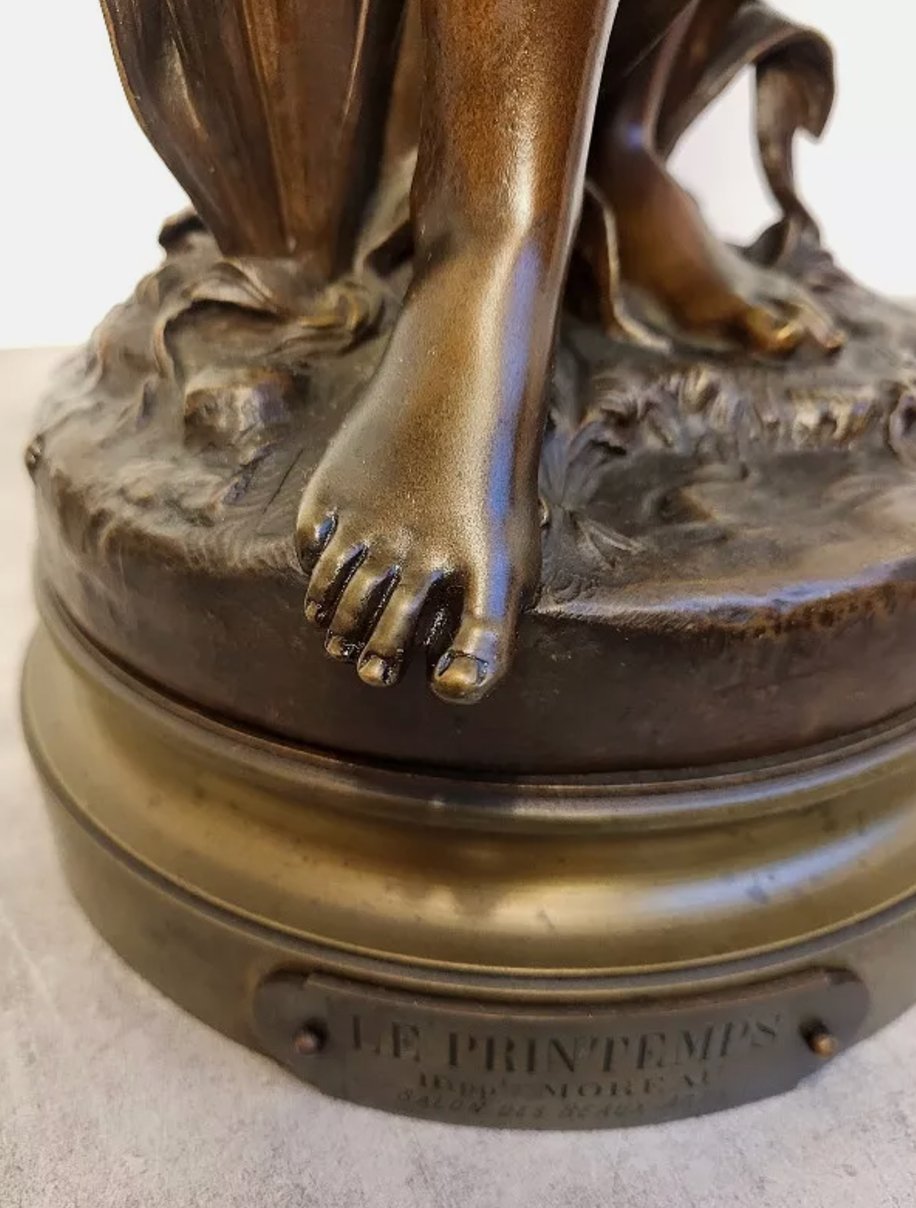 Statue en Bronze Tournant "Le Printemps" – Hippolyte Moreau - Ethic Atelier