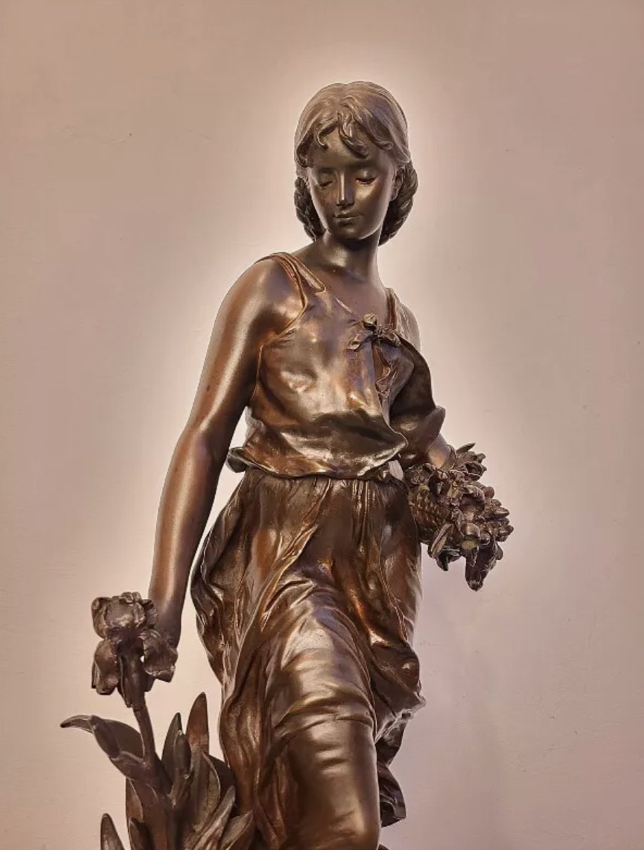 Statue en Bronze Tournant "Le Printemps" – Hippolyte Moreau - Ethic Atelier