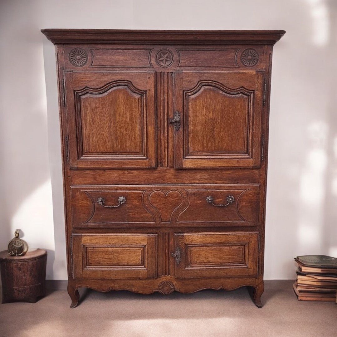 Superbe Buffet Armoire en Chêne - XVIIIème Siècle - Ethic Atelier