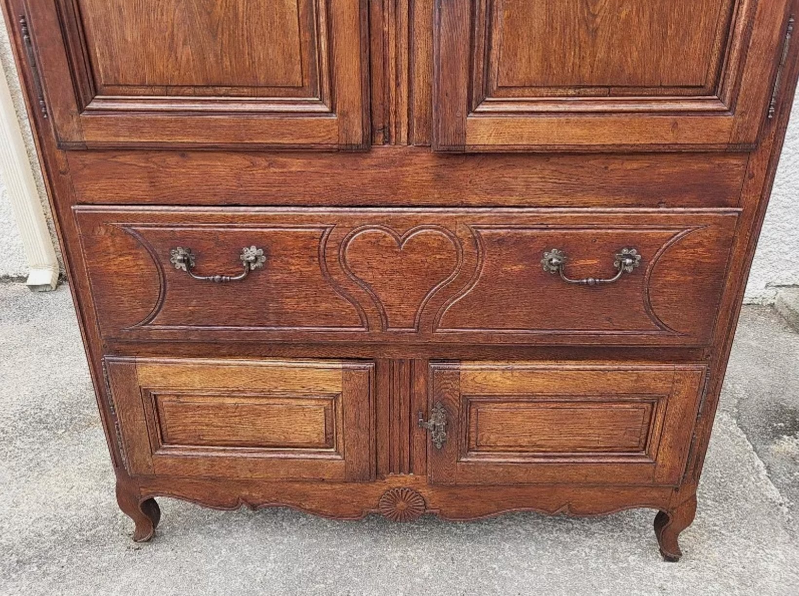 Superbe Buffet Armoire en Chêne - XVIIIème Siècle - Ethic Atelier