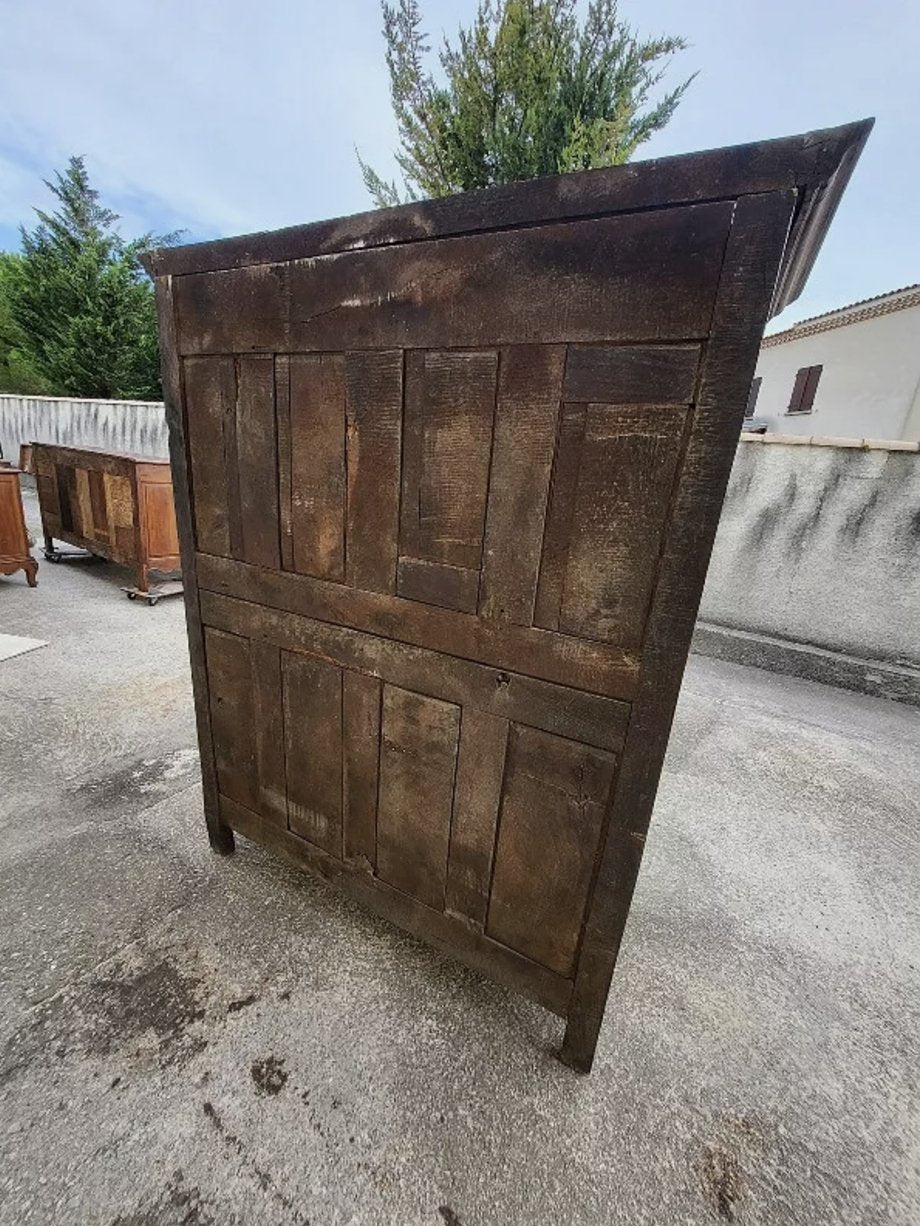 Superbe Buffet Armoire en Chêne - XVIIIème Siècle - Ethic Atelier