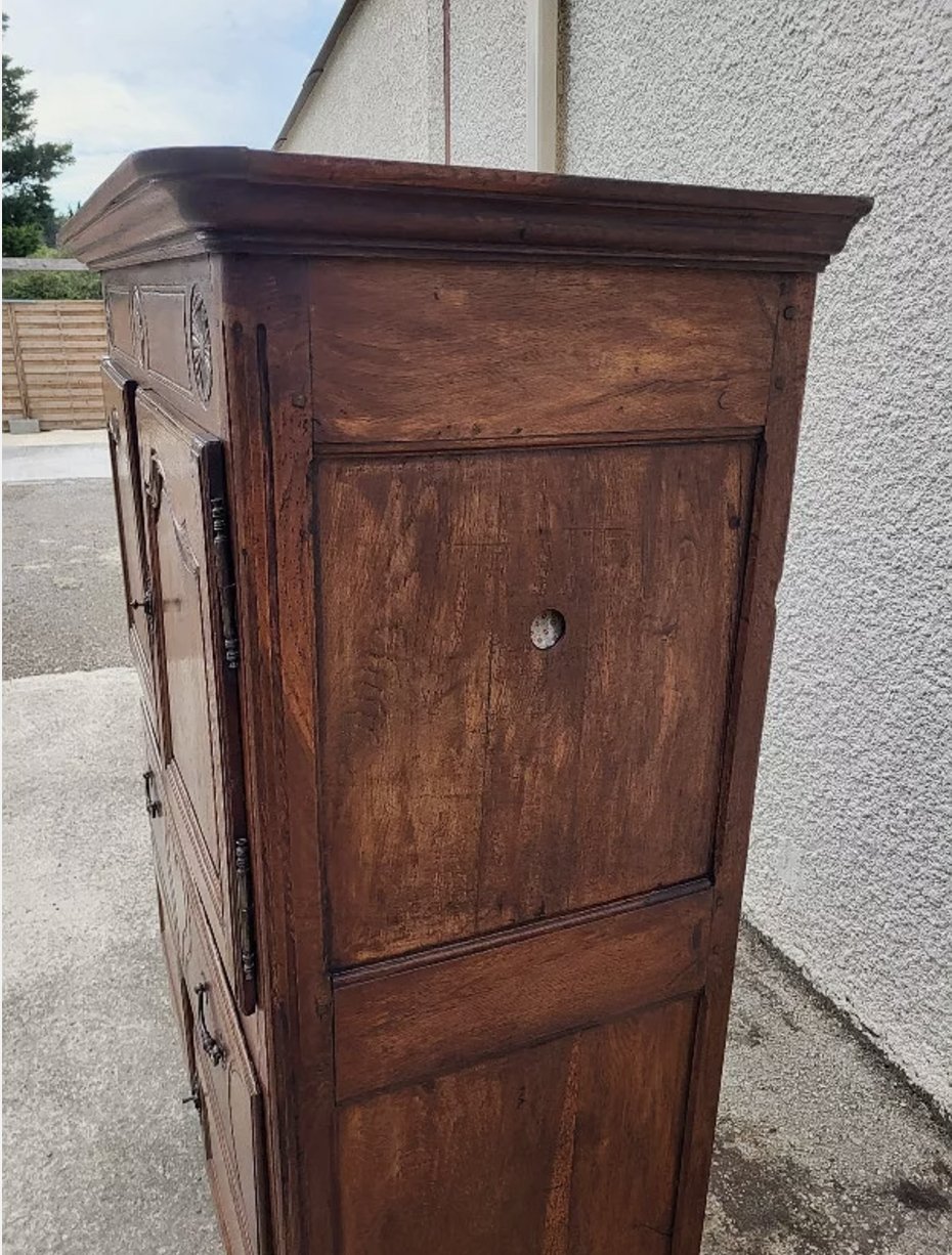 Superbe Buffet Armoire en Chêne - XVIIIème Siècle - Ethic Atelier