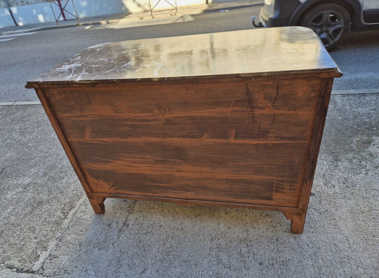 Superbe Commode à 3 Tiroirs en Très Bon État - Marbre et Bronzes de Qualité - Ethic Atelier