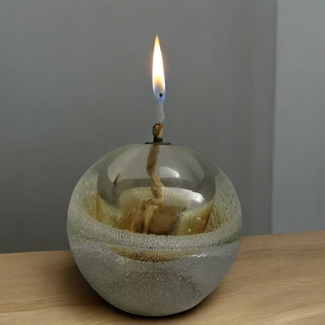 Superbe Lampe à Huile en Verre - Ethic Atelier