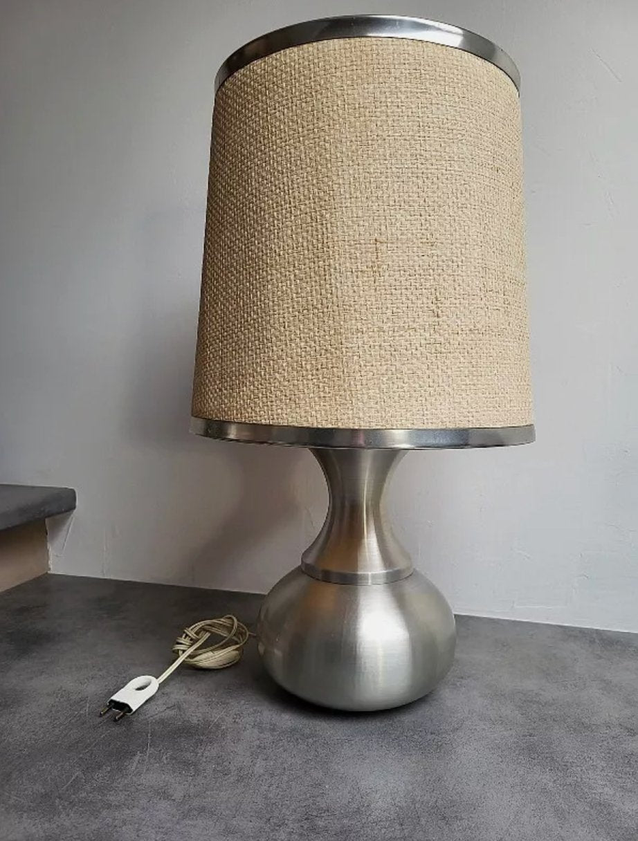 Superbe Lampe Vintage 1970 en Aluminium - Ethic Atelier