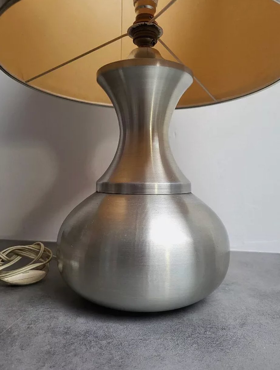 Superbe Lampe Vintage 1970 en Aluminium - Ethic Atelier