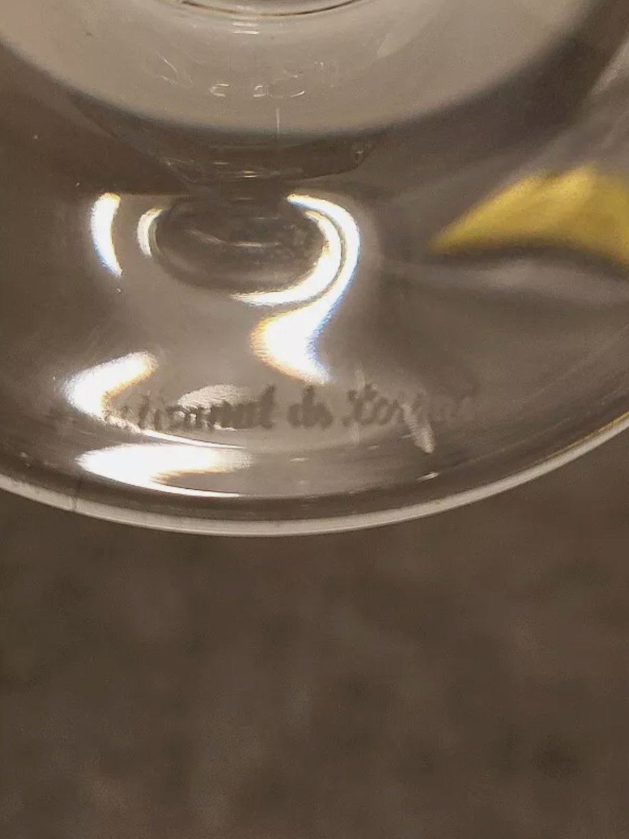 Superbe Série de 6 Verres à Eau en Cristal 24% Plomb - Artisanat de Lorraine - Ethic Atelier