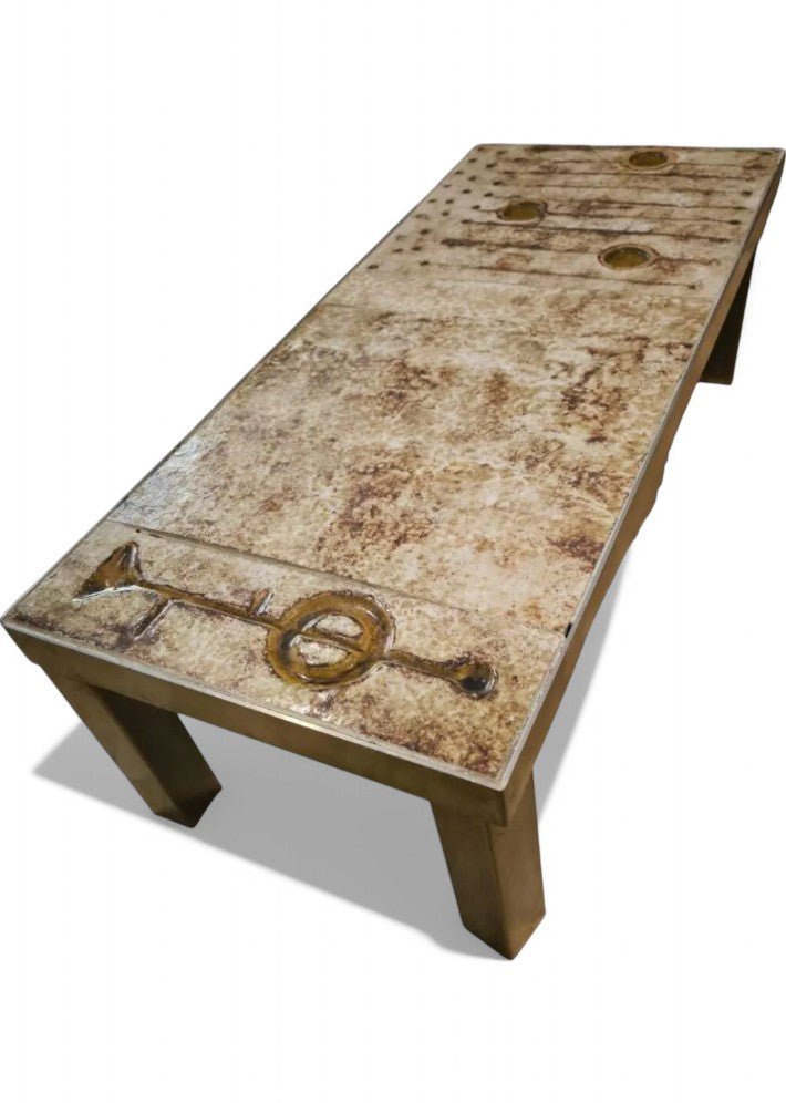 Table Basse en Céramique par Jean et Robert Cloutier – Vers 1960 - Ethic Atelier