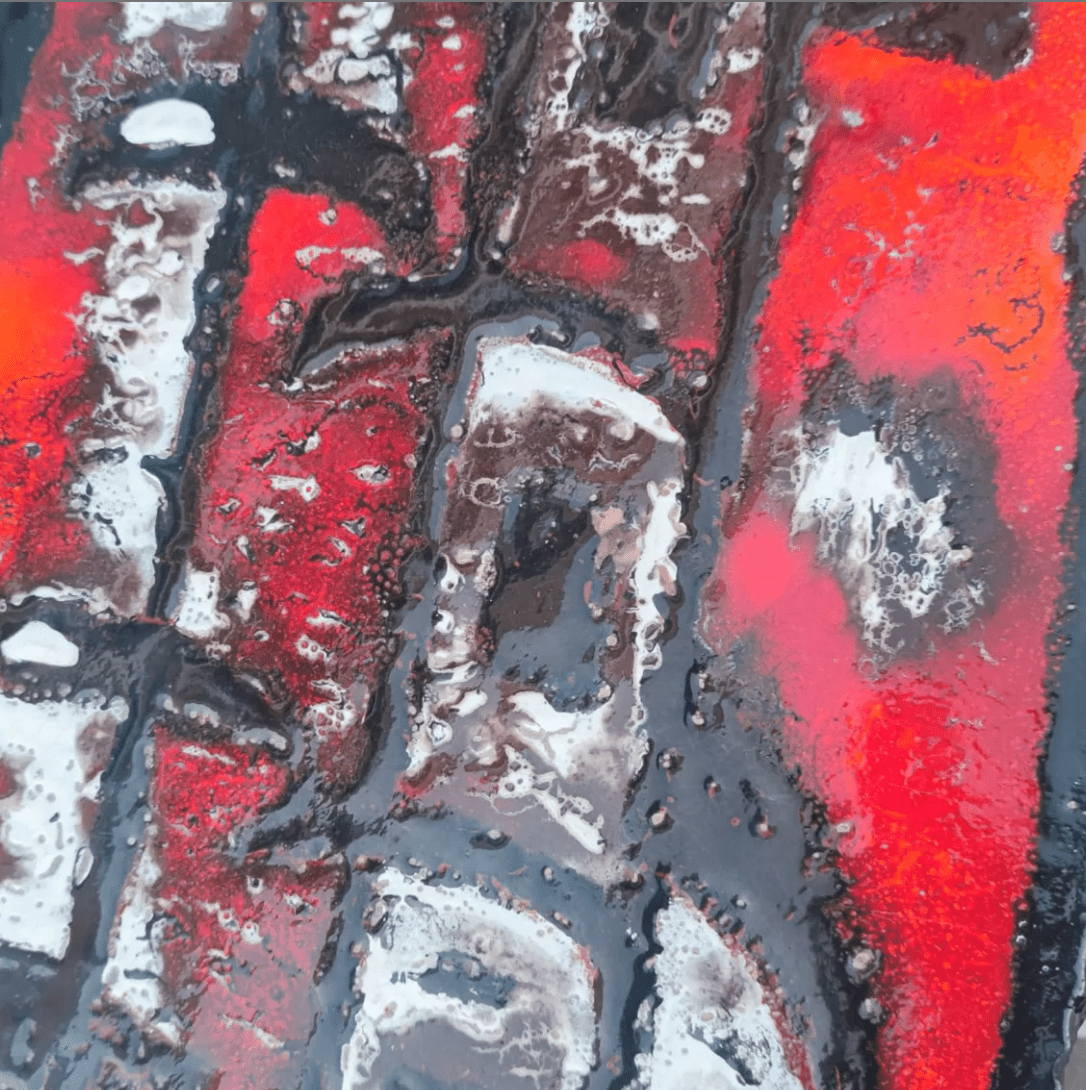 Table Basse en Céramique sur Pierre de Lave Vers 1950/60 - Ethic Atelier