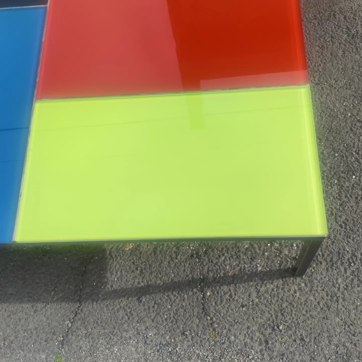 Table basse hommage à MONDRIAN par CIACCI - Ethic Atelier