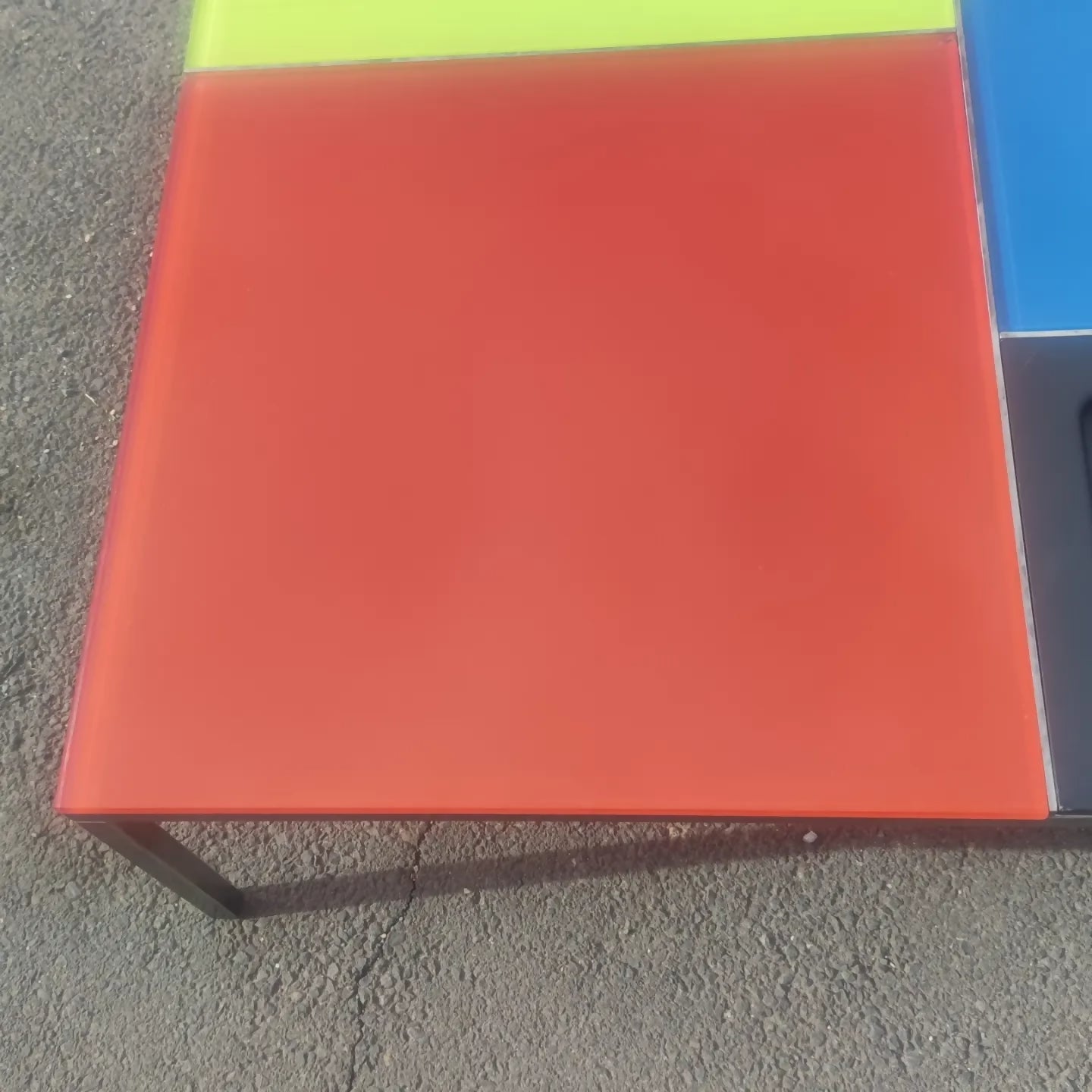 Table basse hommage à MONDRIAN par CIACCI - Ethic Atelier
