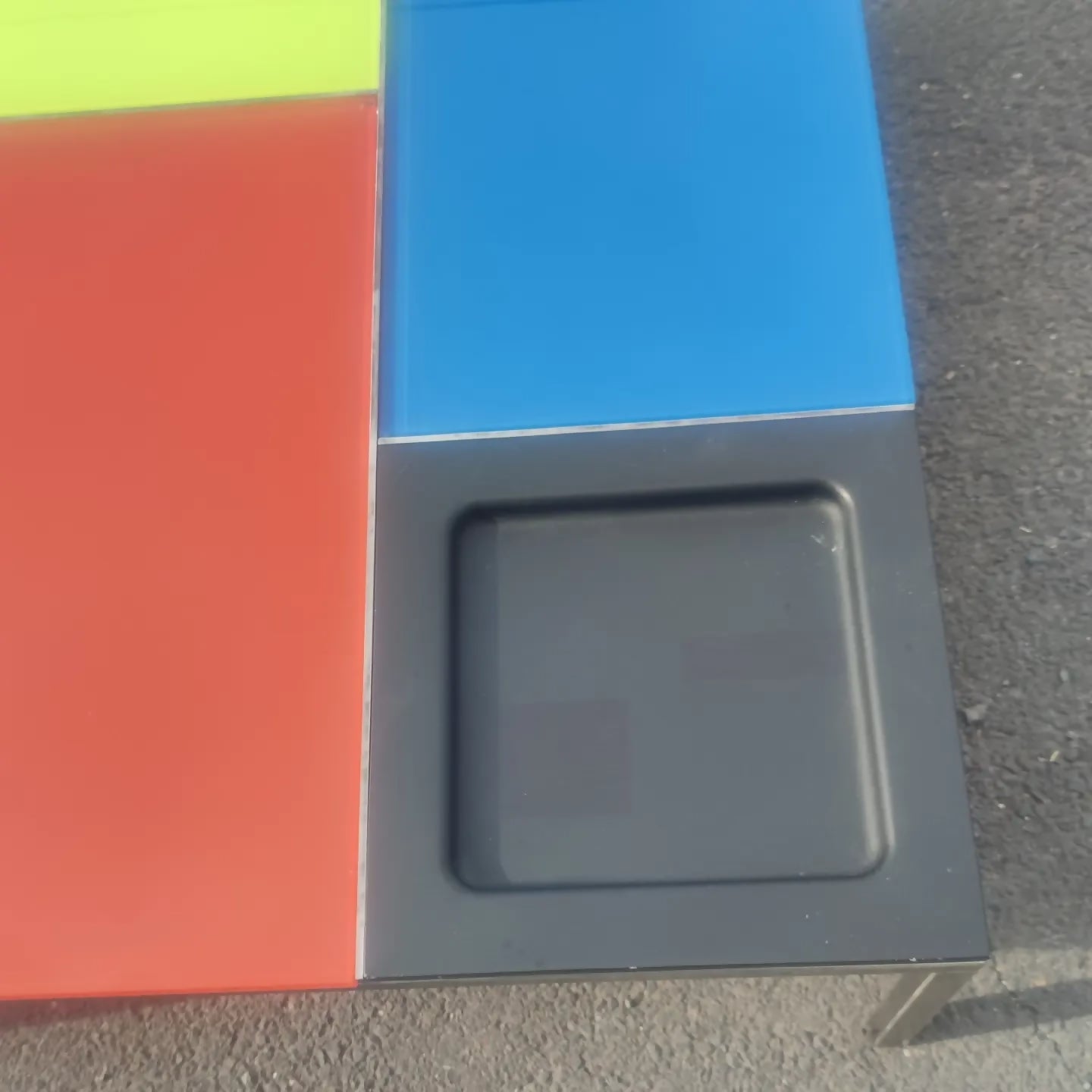 Table basse hommage à MONDRIAN par CIACCI - Ethic Atelier