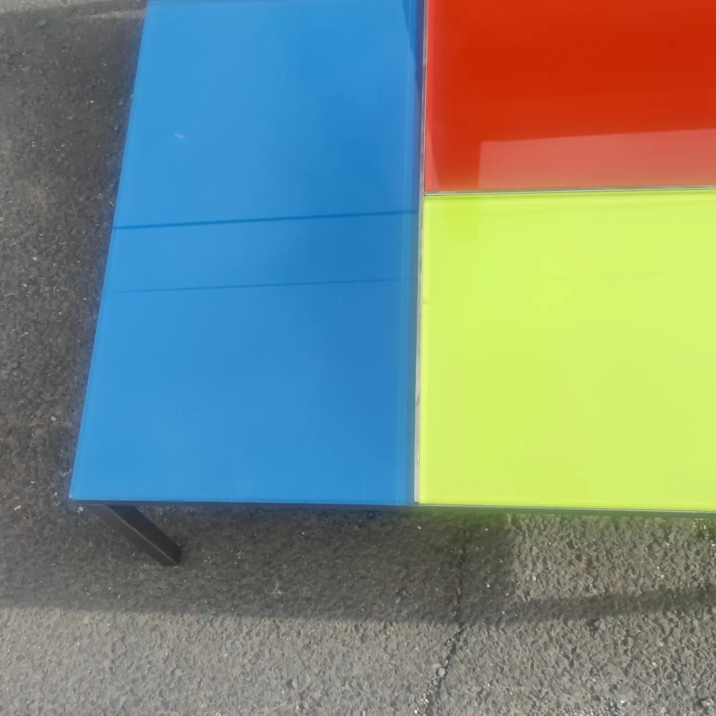 Table basse hommage à MONDRIAN par CIACCI - Ethic Atelier