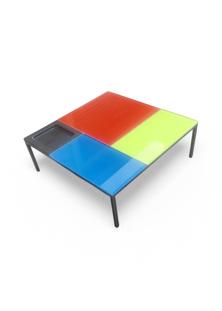 Table basse hommage à MONDRIAN par CIACCI - Ethic Atelier