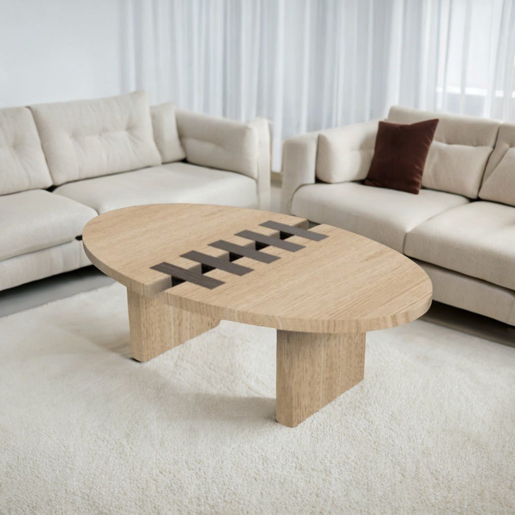 Table basse ovale design "Haute Couture" - Création artisanale sur commande - Ethic Atelier