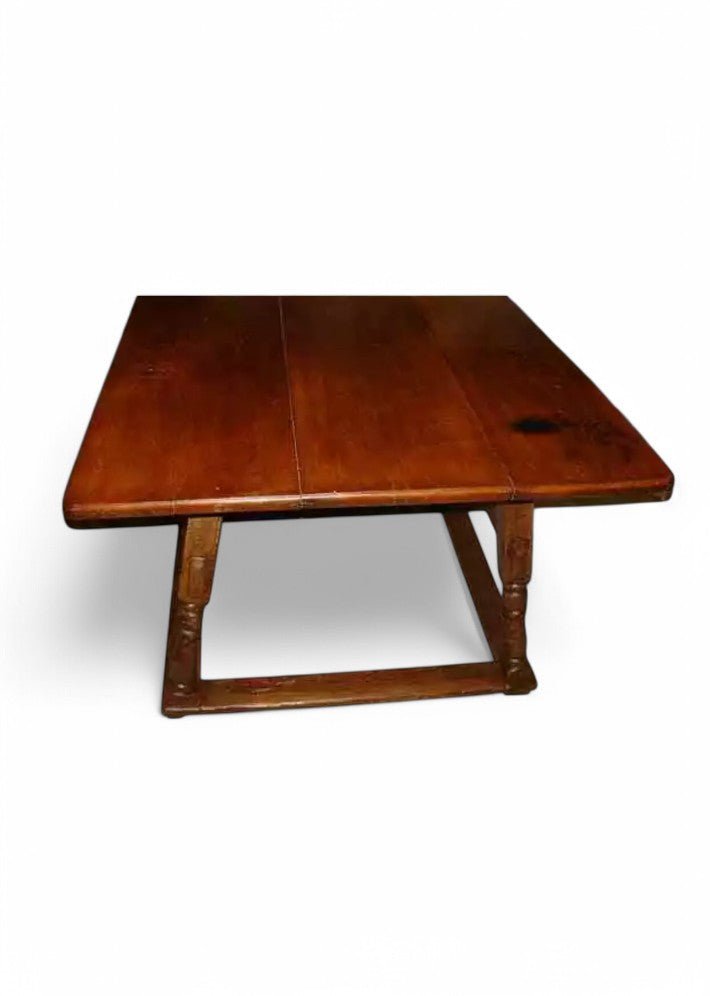 Table Cévenole époque XVIII siècle en cerisier et chataignier massif - Ethic Atelier