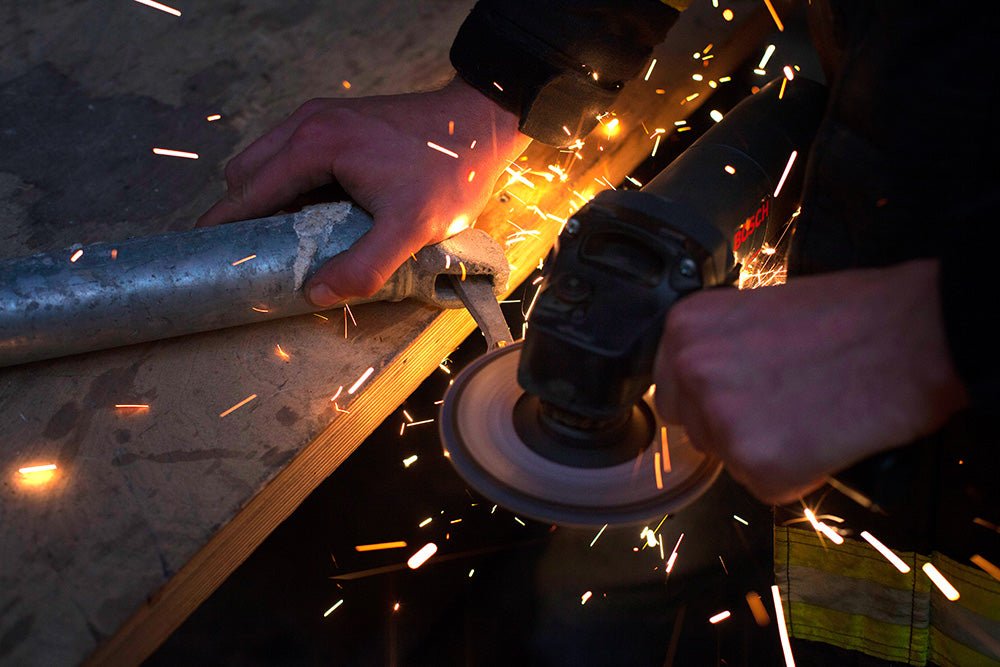 Table Clavex en Échafaudages Upcyclés, Modèle Réinventé - Ethic Atelier