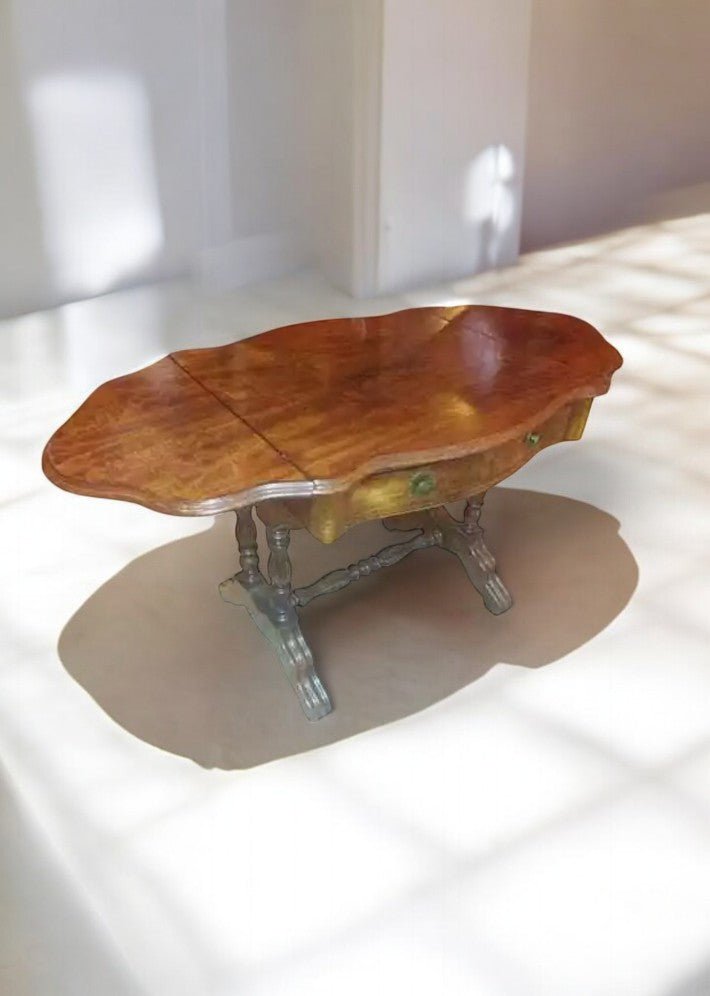 Table d'Appoint à Volets Philipparde en Acajou de Cuba - Ethic Atelier