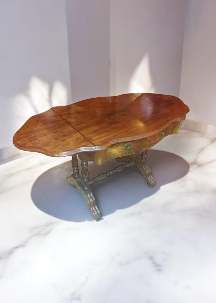 Table d'Appoint à Volets Philipparde en Acajou de Cuba - Ethic Atelier