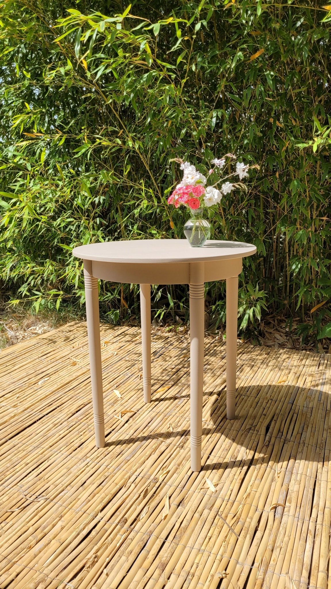 Table d'appoint ronde - rénovée - Ethic Atelier