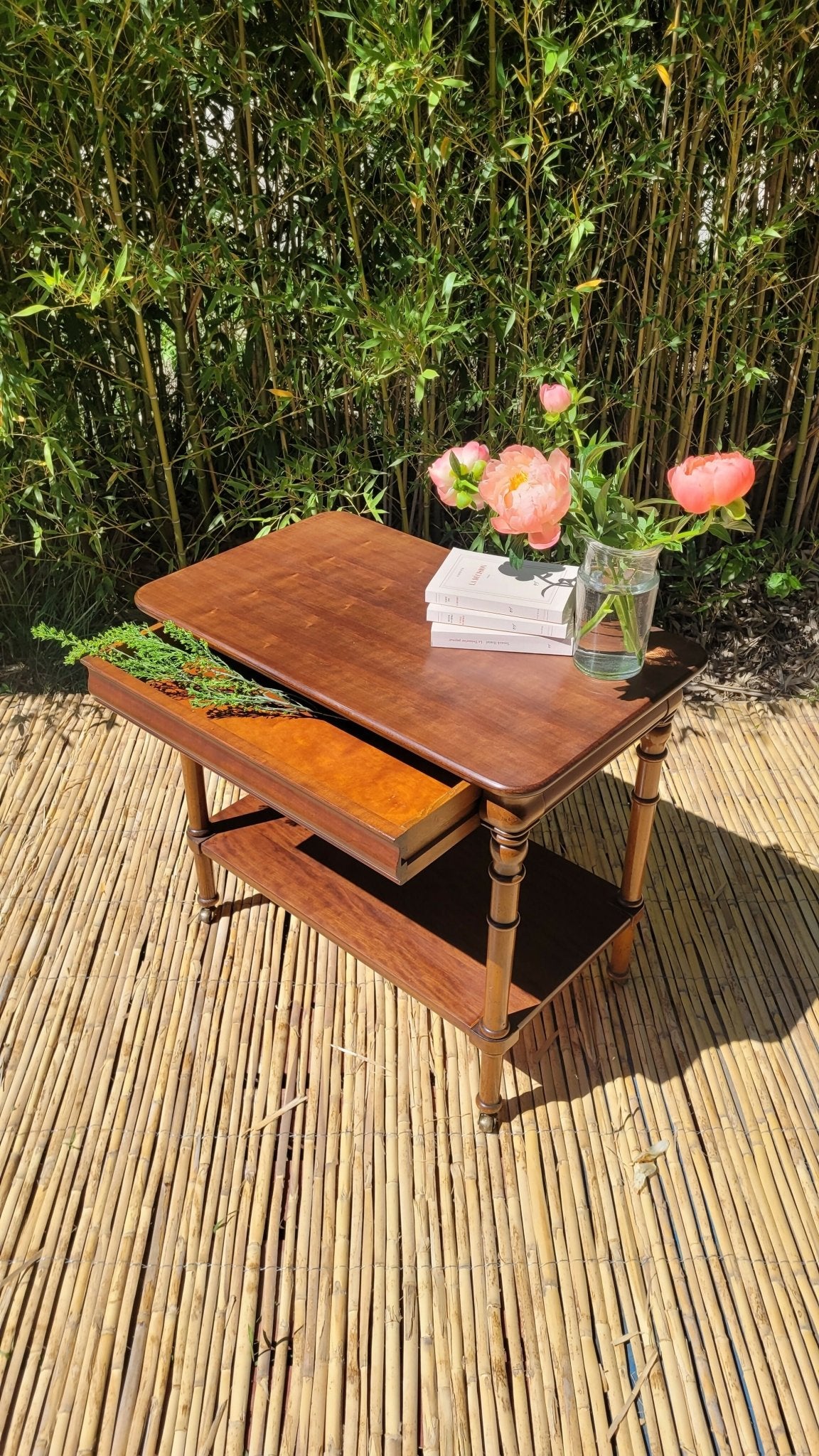 Table d'appoint vintage restaurée - Ethic Atelier