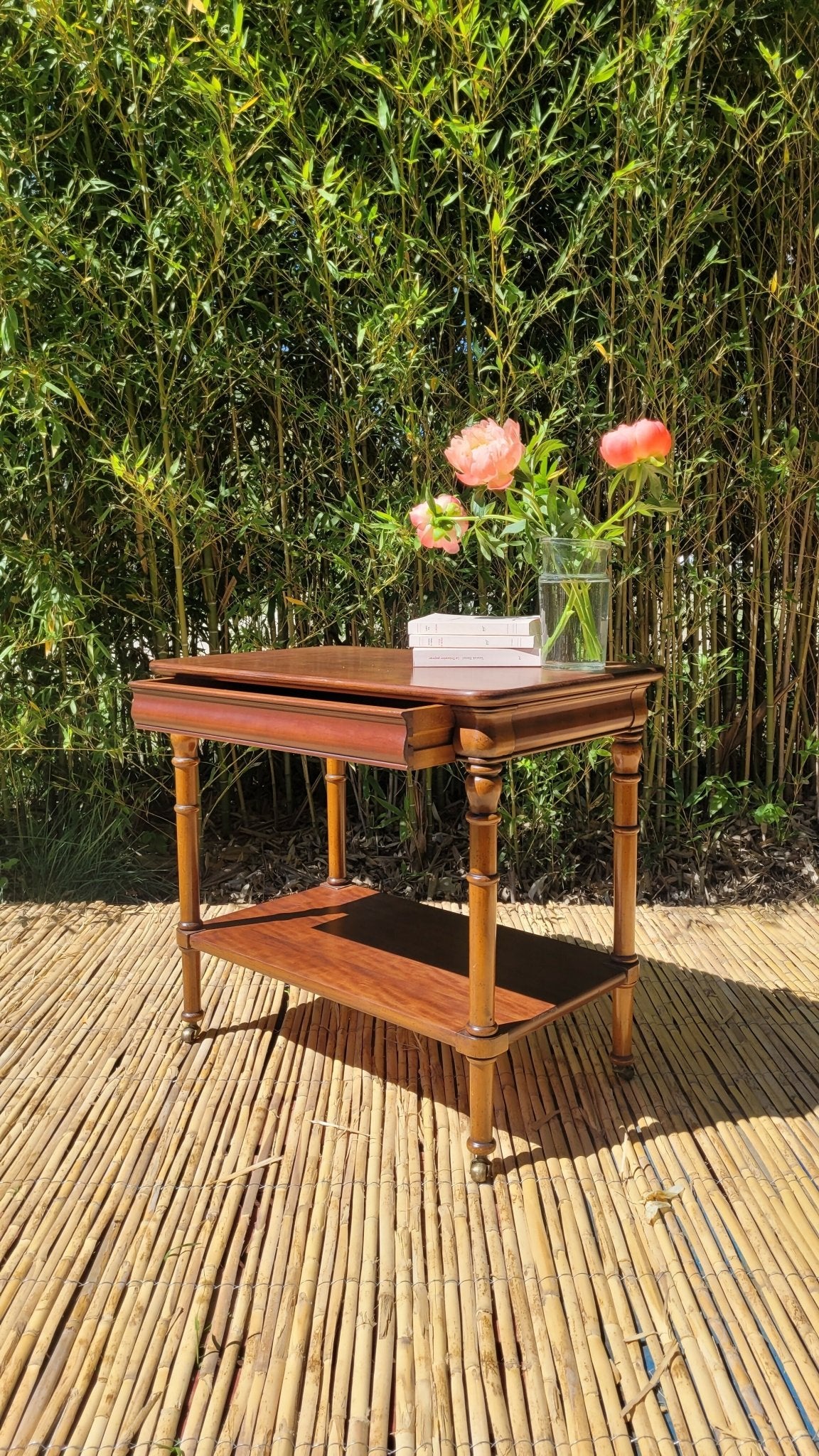 Table d'appoint vintage restaurée - Ethic Atelier