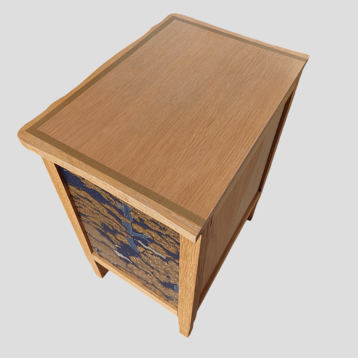 Table de chevet style Japandi restaurée - Ethic Atelier