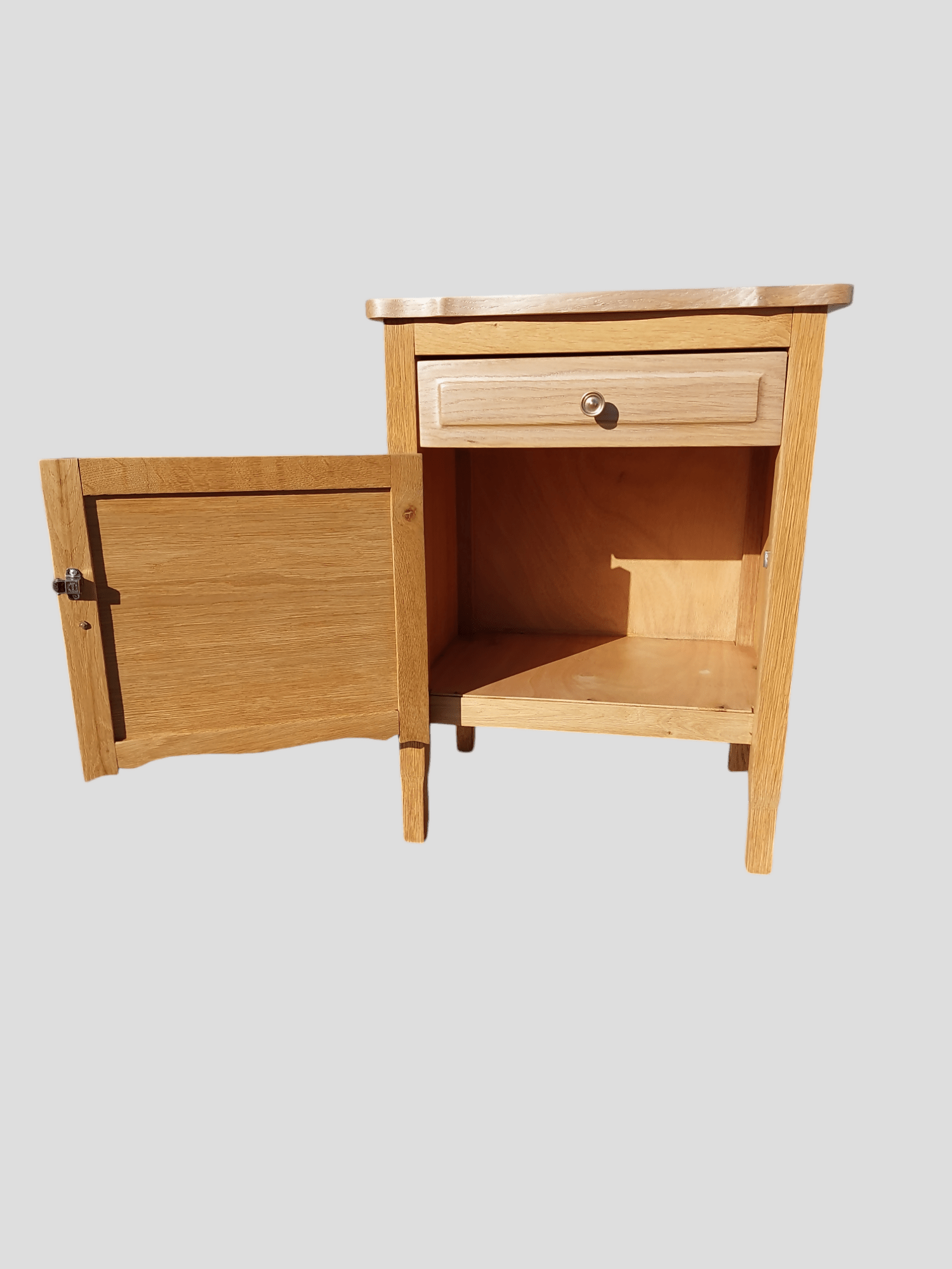 Table de chevet style Japandi restaurée - Ethic Atelier