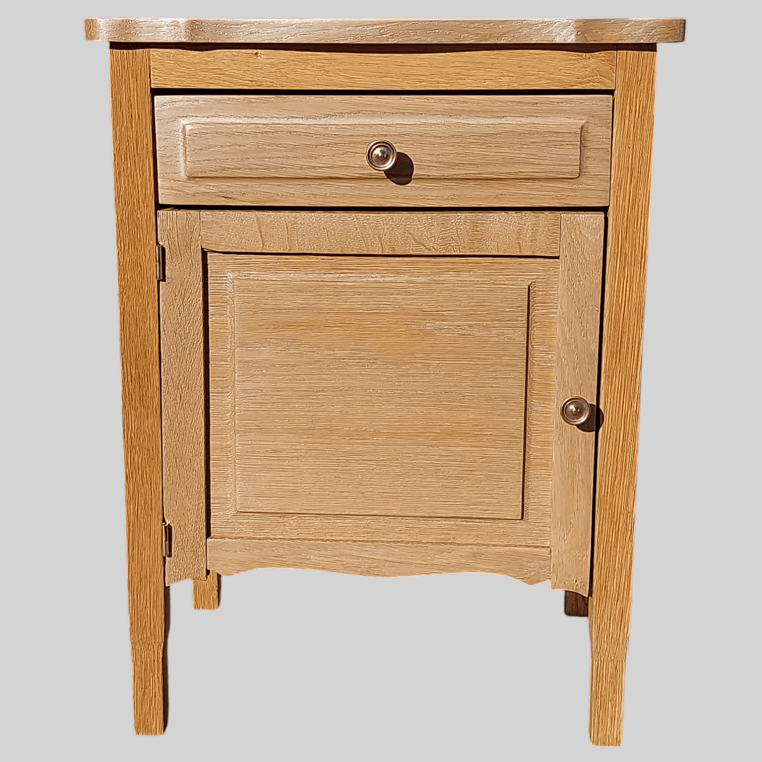 Table de chevet style Japandi restaurée - Ethic Atelier