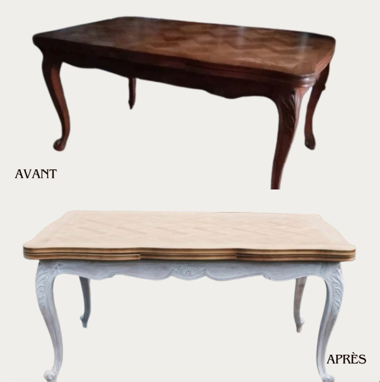 Table Régence - Louis XV Rénovée 270 cm avec rallonge - Ethic Atelier