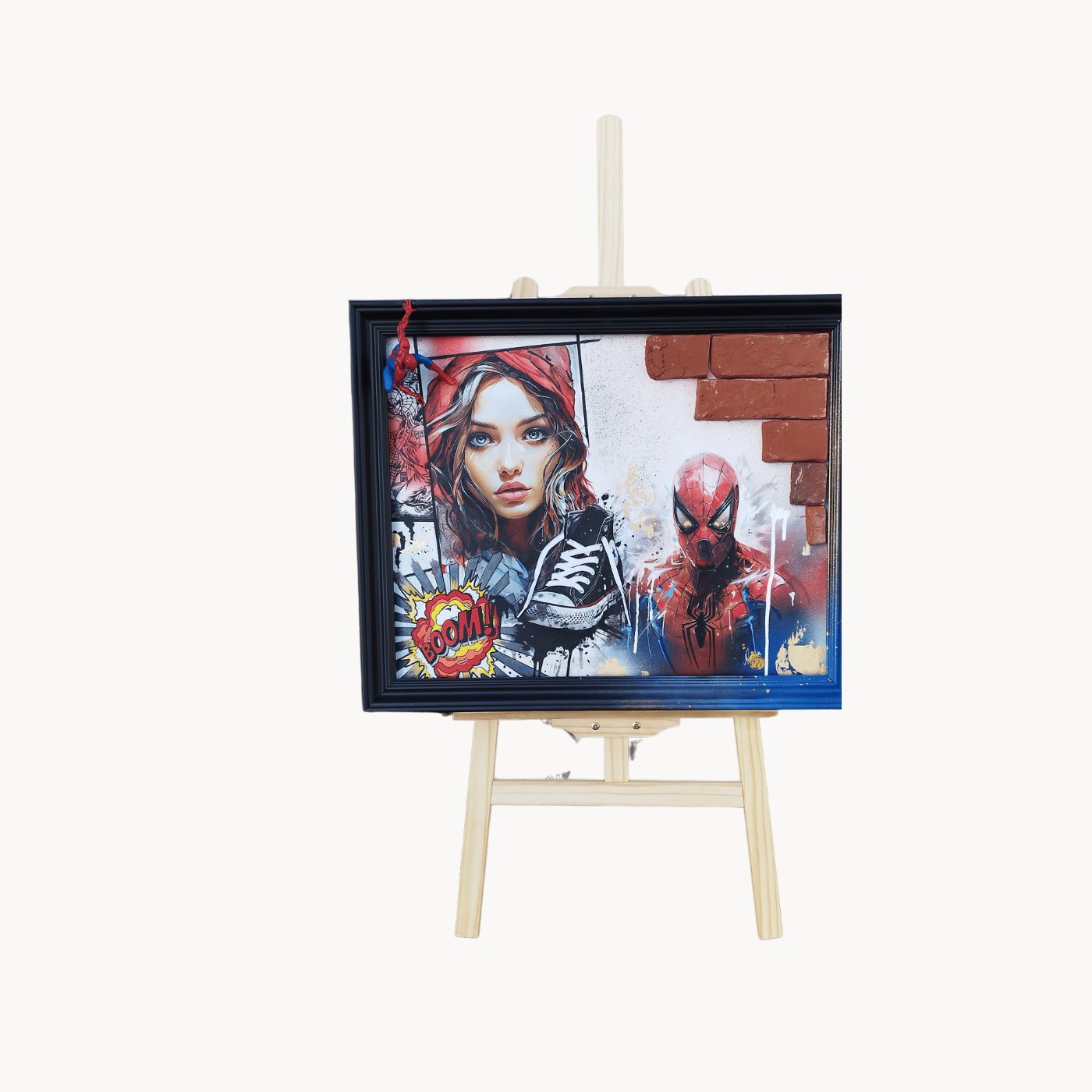 Tableau Spiderman - Pièce Unique - Ethic Atelier