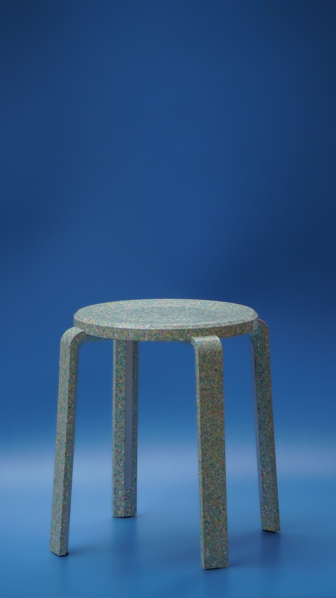 Tabouret Billex en Broyat de Billets de Banque Upcyclés - Ethic Atelier