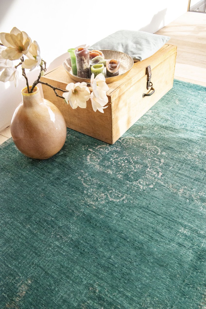 Tapis Fading World Jade : Un Voyage dans le Temps - Louis de Poortere - Ethic Atelier