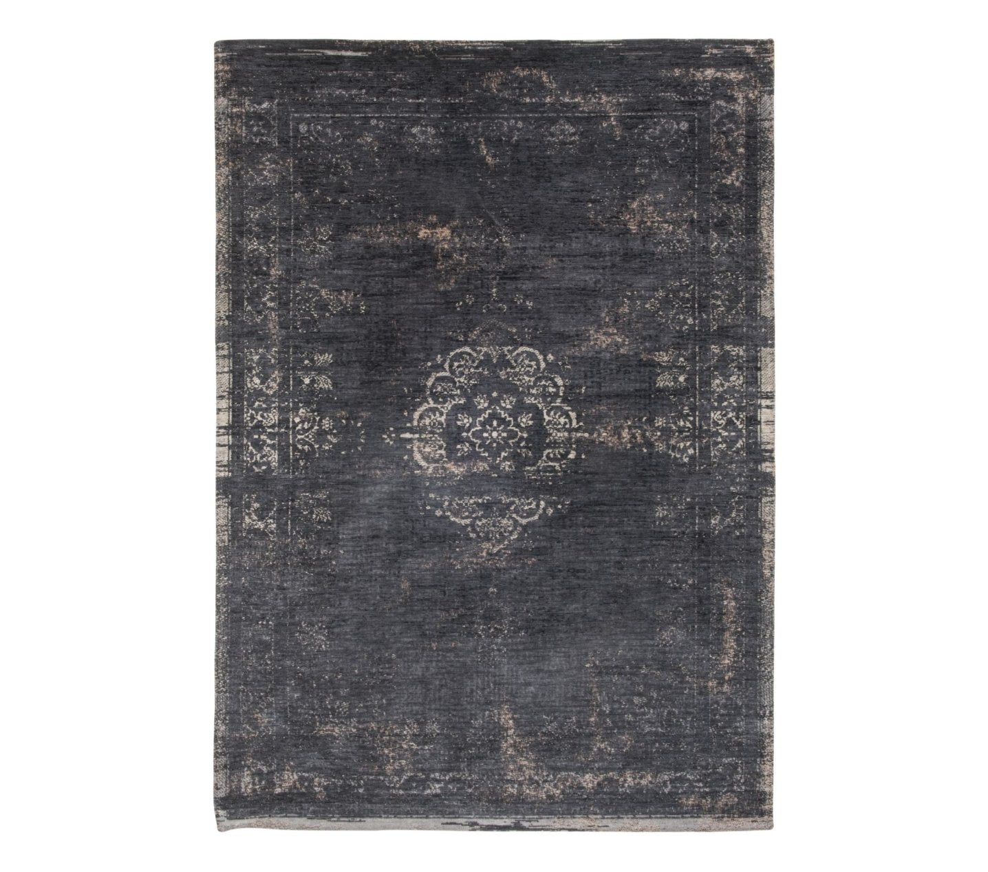 Tapis Fading World Noir minéral : Un Voyage dans le Temps - Louis de Poortere - Ethic Atelier