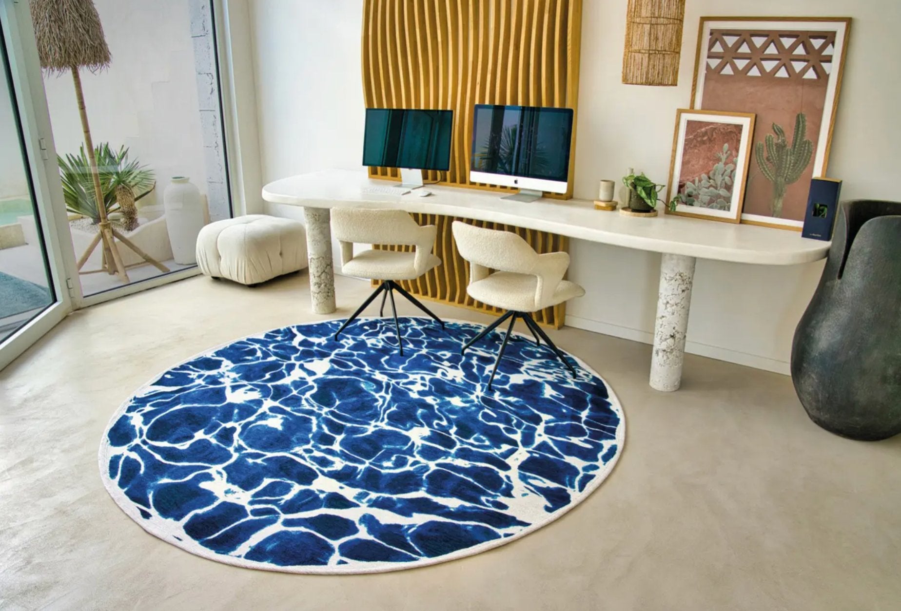 Tapis Swim Surf - La Fluidité et la Beauté Capturées dans un Design Élégant - Louis de Poortere - Ethic Atelier