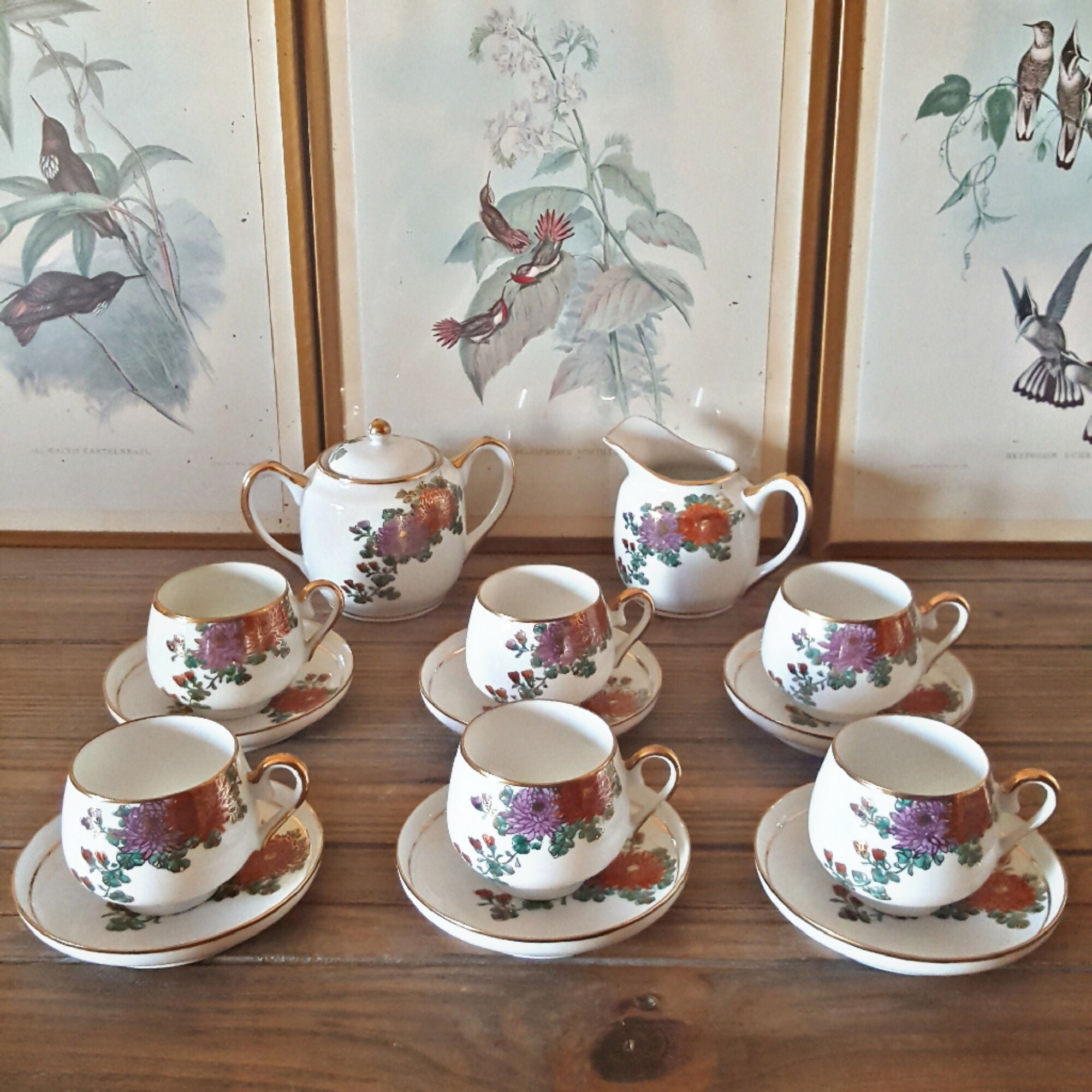 Tasses et accessoires porcelaine de Soko du Japon, ensemble peint à la main - Ethic Atelier