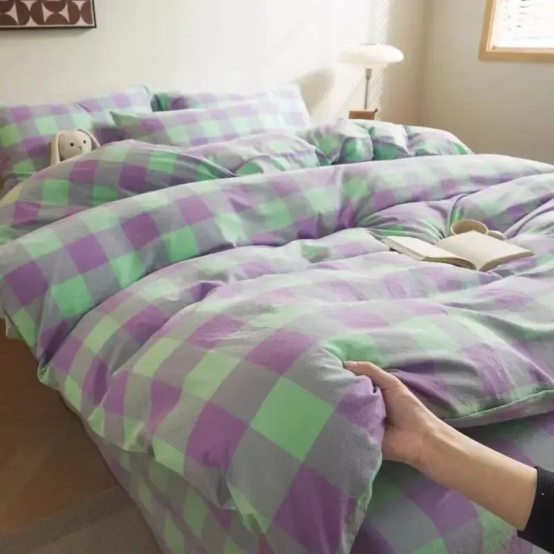 Tissu à Carreaux "Confort et Élégance" - Ethic Atelier