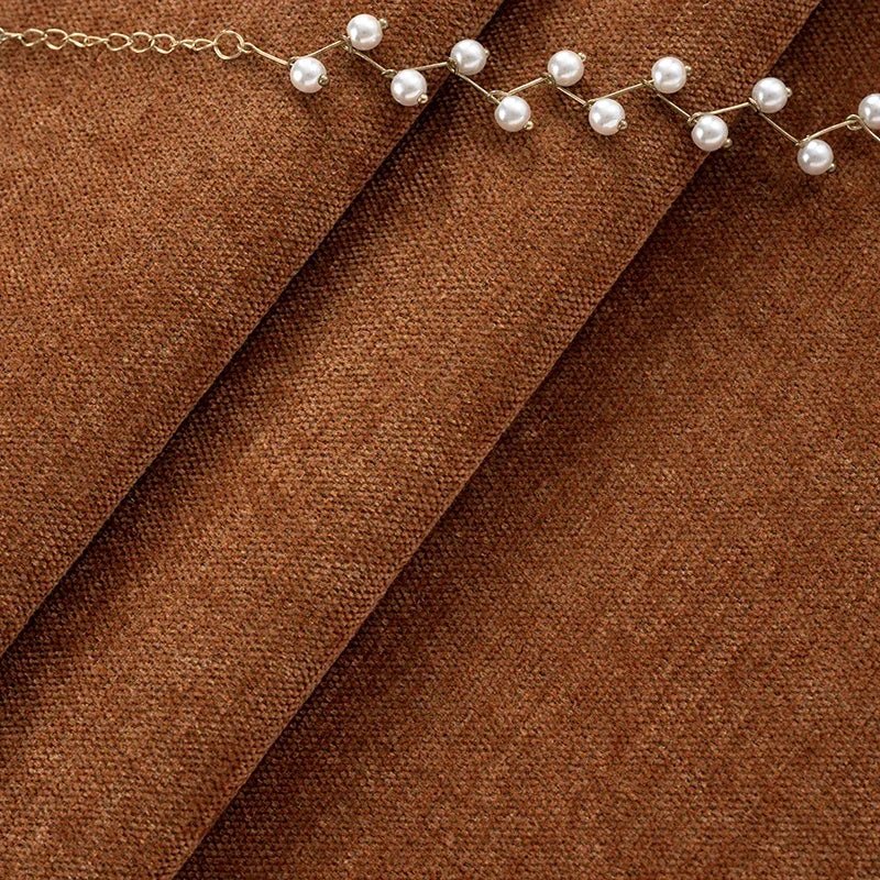 Tissu Chenille Uni Épais "Durabilité et Confort" - Ethic Atelier