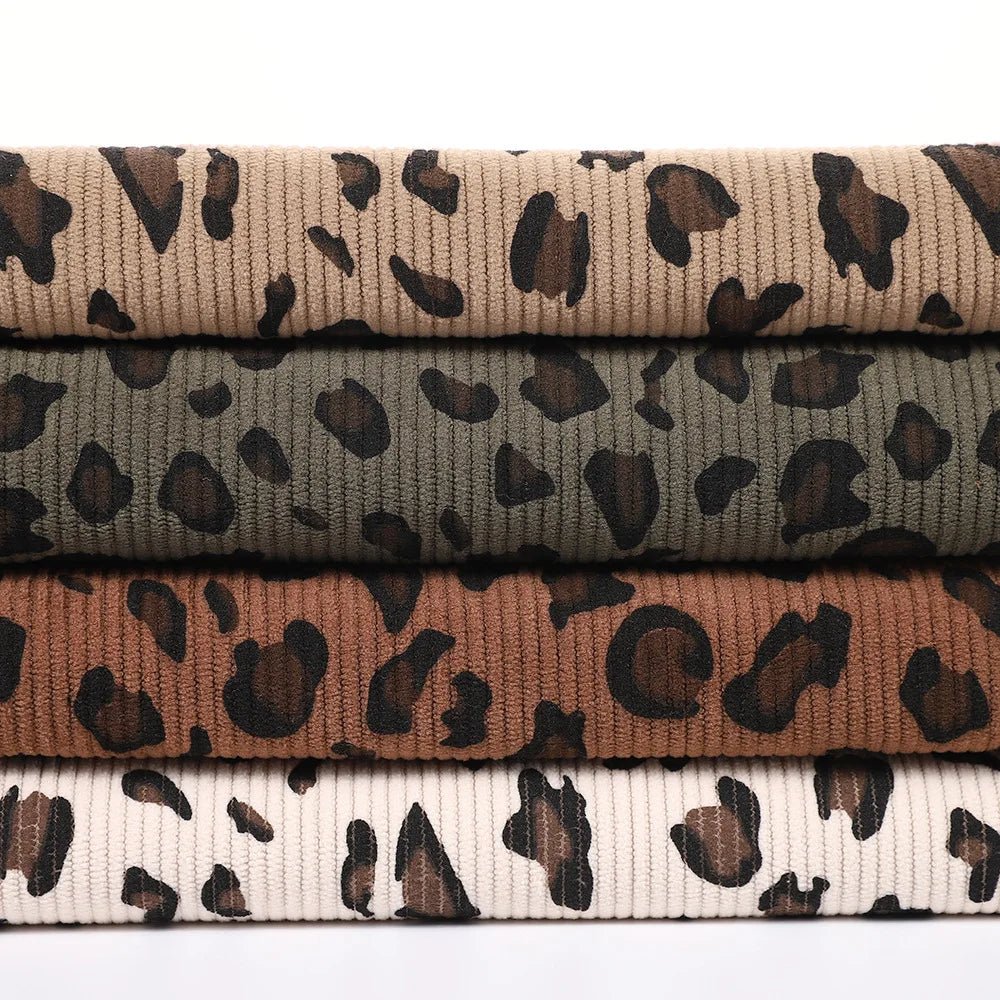 Tissu en Velours Côtelé "Ocelot" - Ethic Atelier