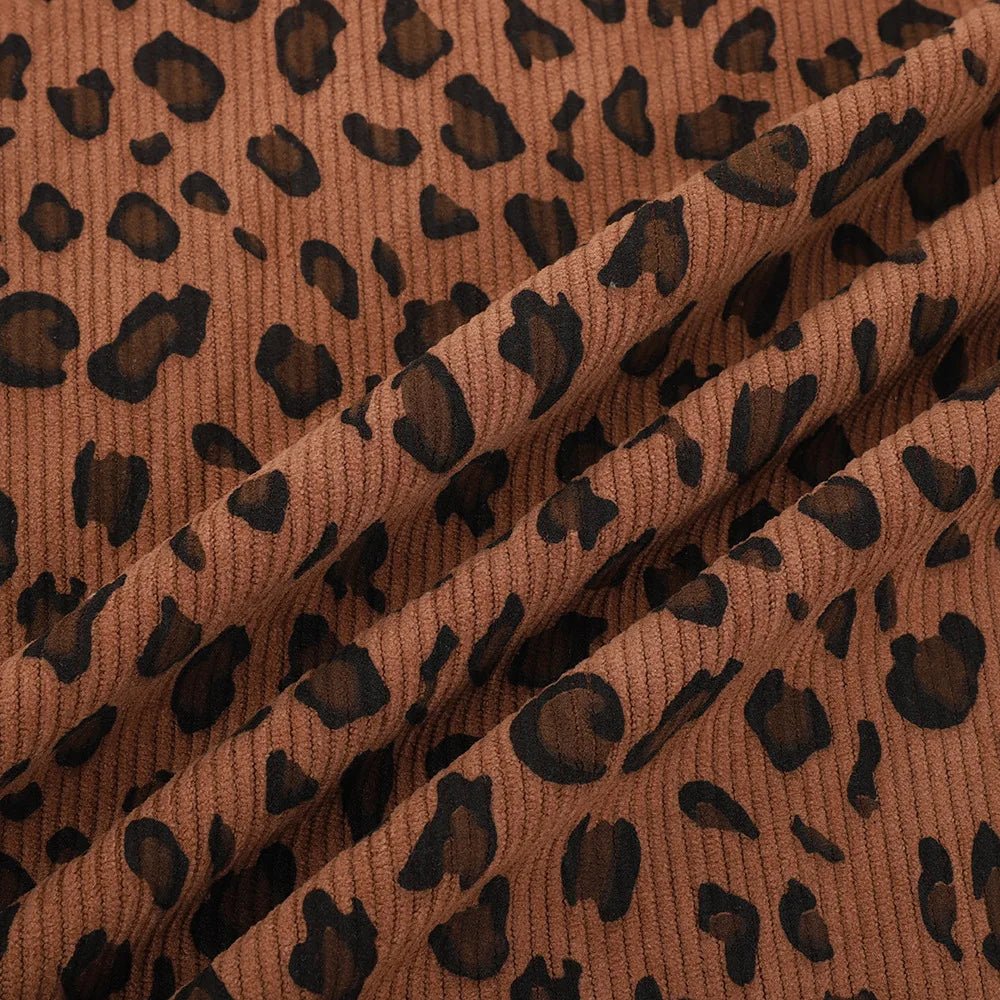 Tissu en Velours Côtelé "Ocelot" - Ethic Atelier