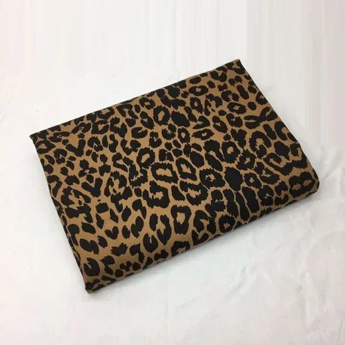 Tissu Jeans Imprimé Léopard "Élégance et Confort" - Ethic Atelier