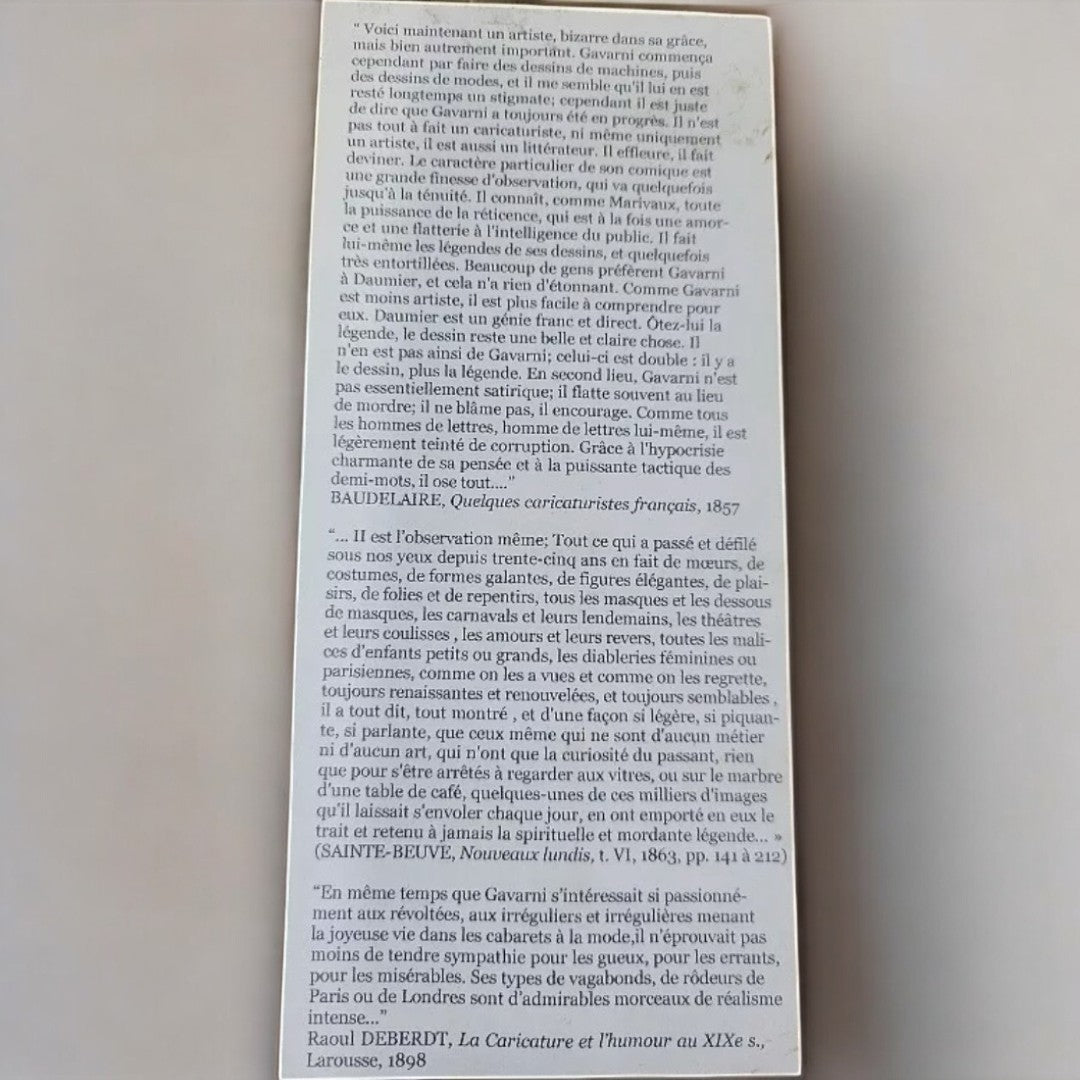 Très Beau Dessin Tableau de Gavarni "Goutte au Nez" - Ethic Atelier