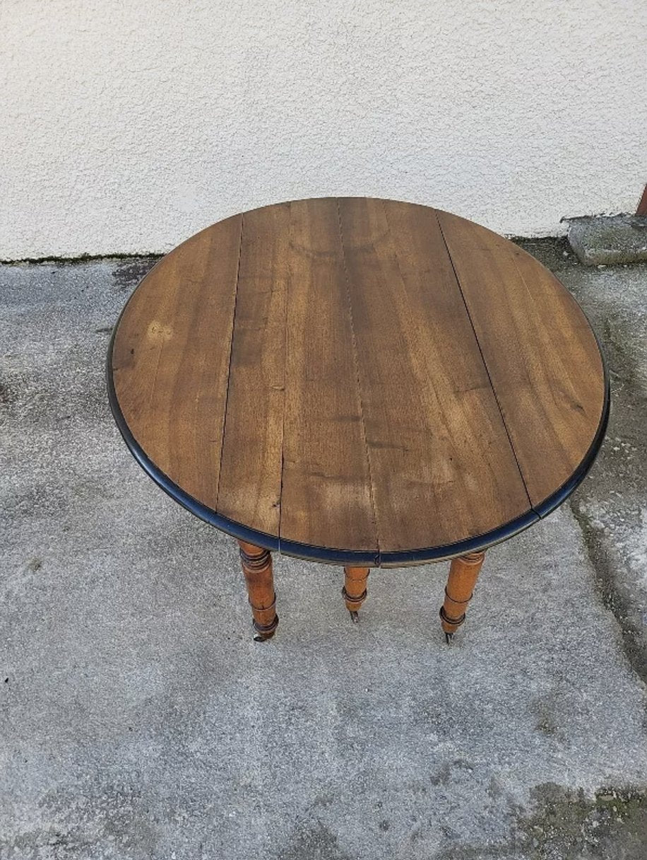 Très Belle et Grande Table à 6 Pieds Louis Philippe - Noyer Massif - XIXe siècle - Ethic Atelier