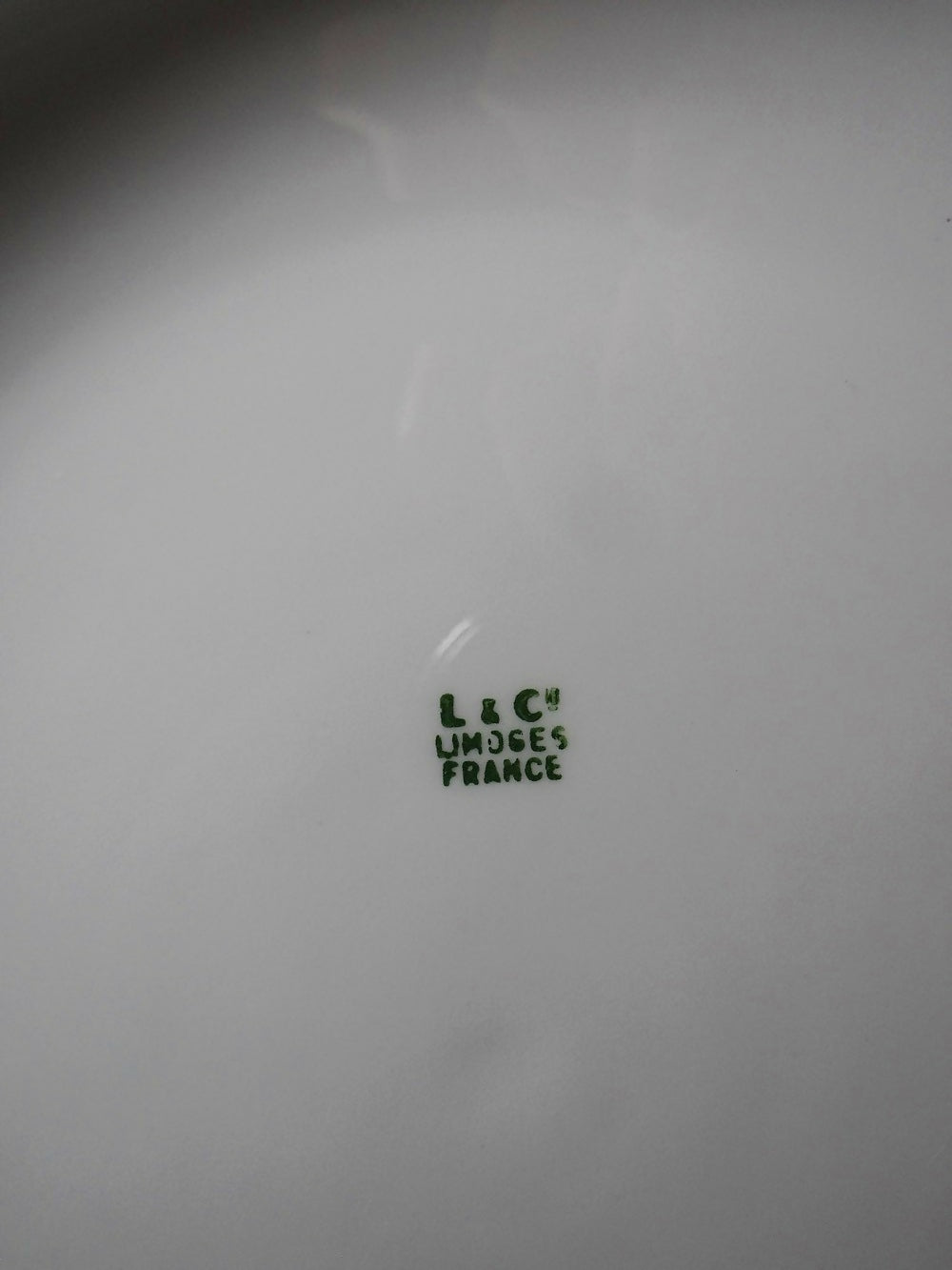 Très grand plat coupe centre de table Lafarge & Co porcelaine Limoges vintage - Ethic Atelier