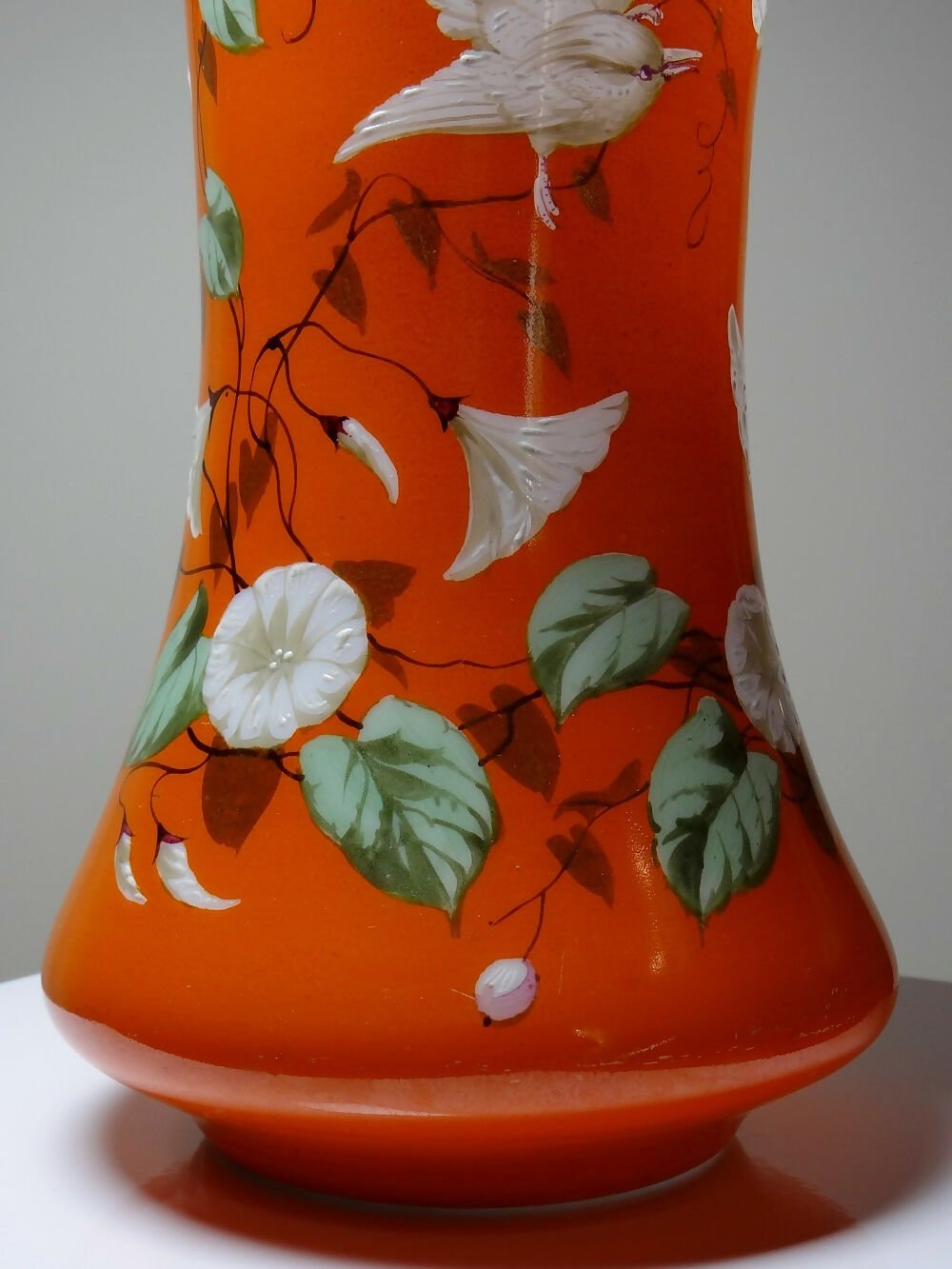 Vase Baccarat : Opaline, Peint à la Main, XIXe - Ethic Atelier